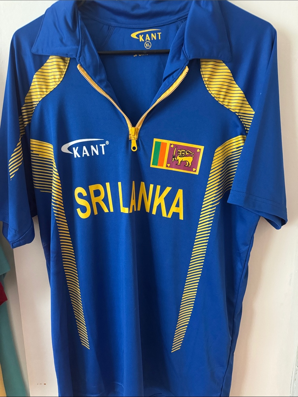 Sri Lanka Adult Blue & Yellow Cricket Jersey